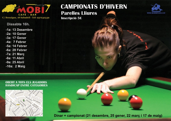 CAMPIONATS D'HIVERN - Actualitat billarística d’hivern