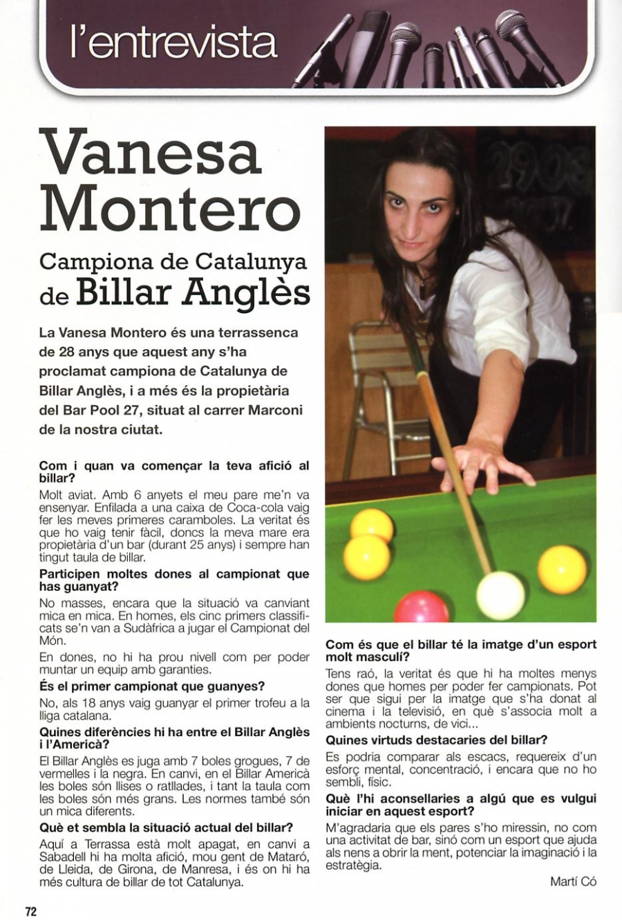 Vanessa Montero Campiona de Catalunya