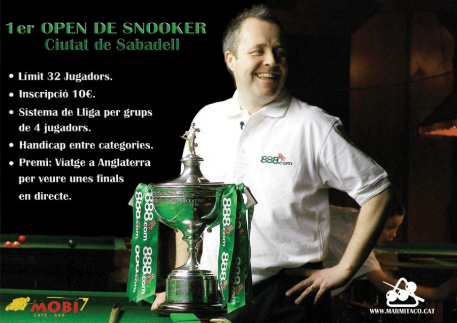 1er Open de Snooker. Ciutat de Sabadell